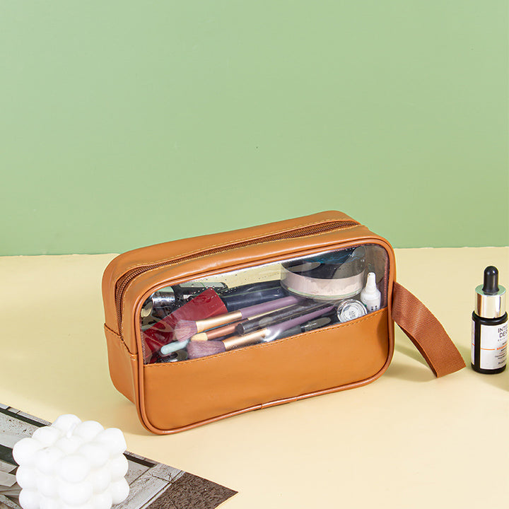 Cosmetic bag with transparent compartments Bowlift