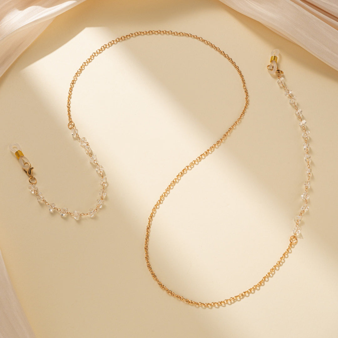 Decorative Crystal Eyewear Chain Bowlift