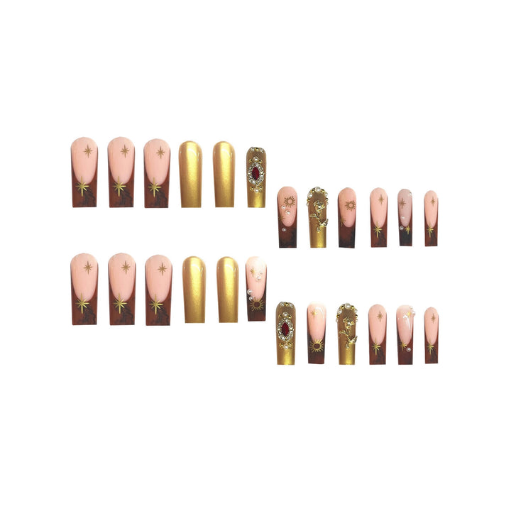 Glamorous Ornate Press-On Nails Bowlift