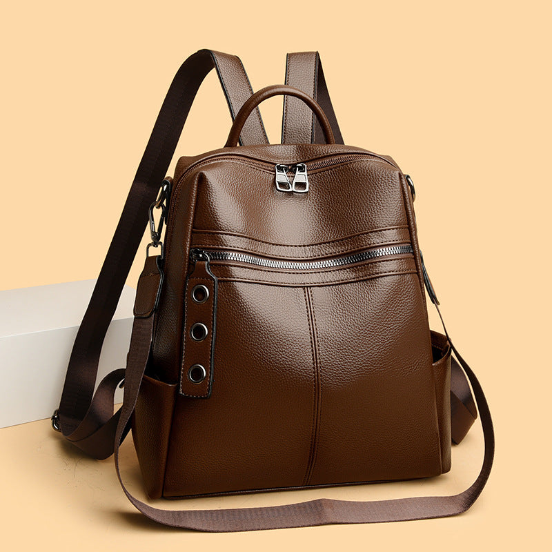 Multifunctional Vintage-Inspired Backpack Bowlift