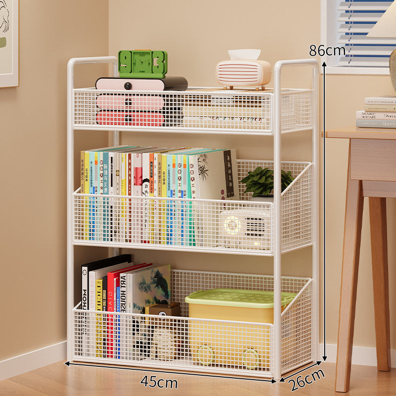 Mesh Multi-Shelf Storage Rack Bowlift