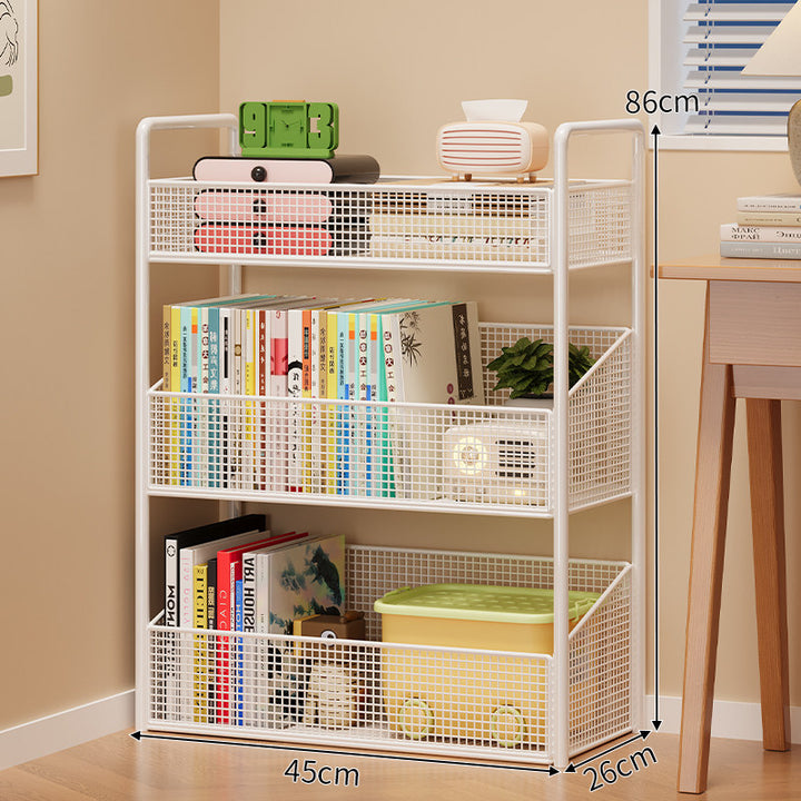 Modern Multi-Tier Mesh Storage Shelf Bowlift