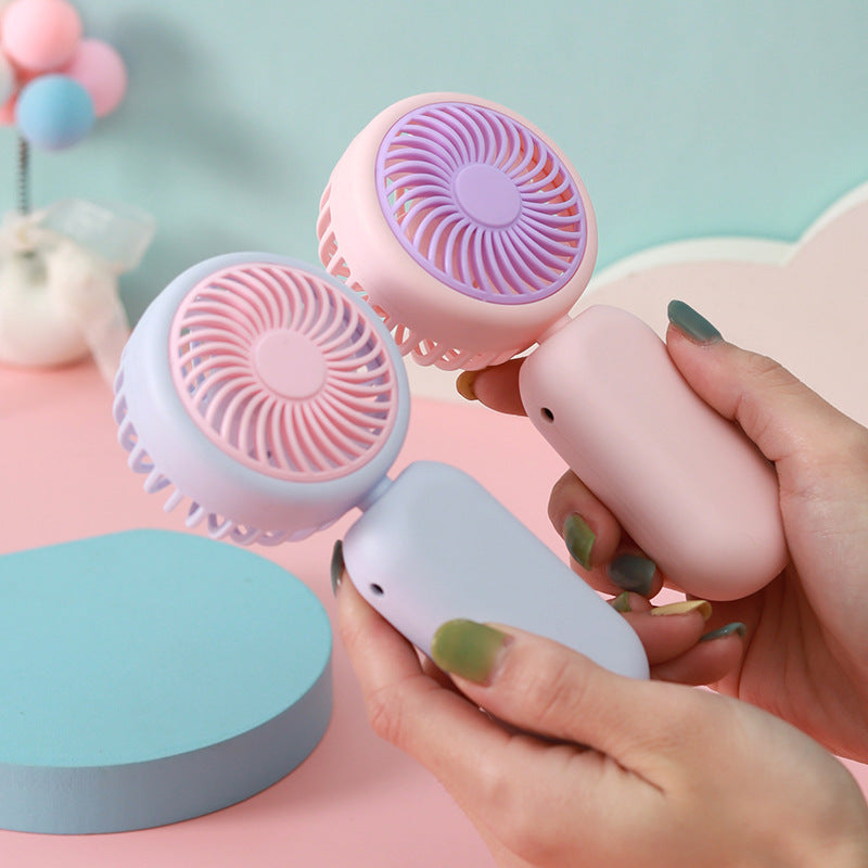 Ladies portable handheld fan with ergonomic design and USB connection Bowlift