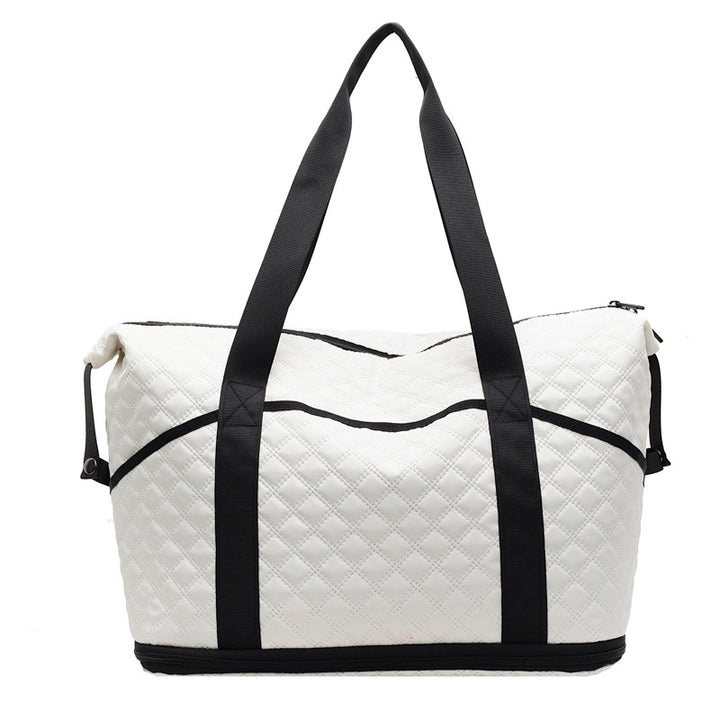 Quilted Travel Weekender Bag Bowlift