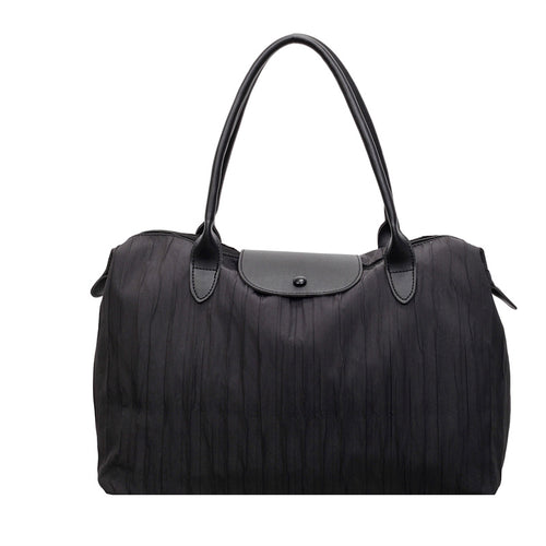 Premium Textured Leather Travel Tote
