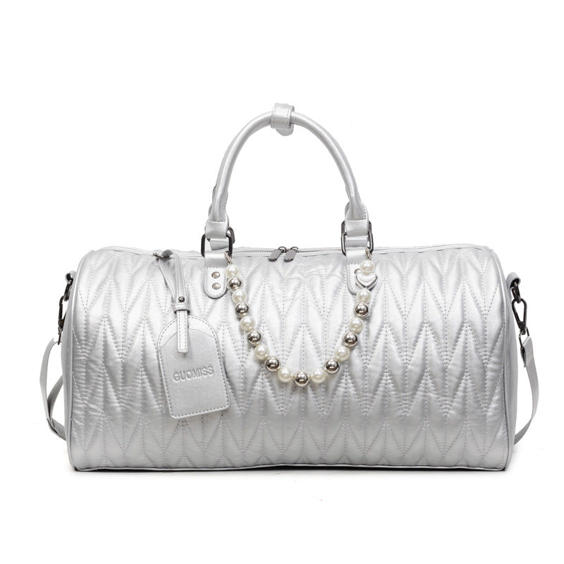 Noble travel bag in modern diamond design Bowlift