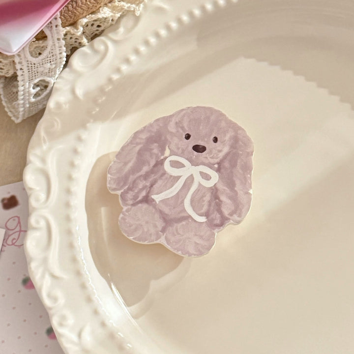 Playful refrigerator magnet with cute animal design Bowlift