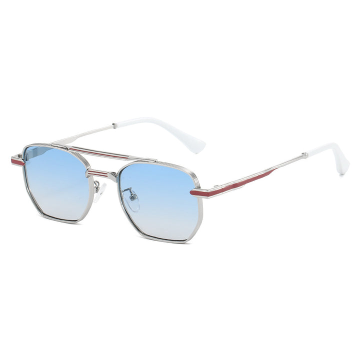 Ladies stylish sunglasses with luxurious geometric frame and UV protection Bowlift