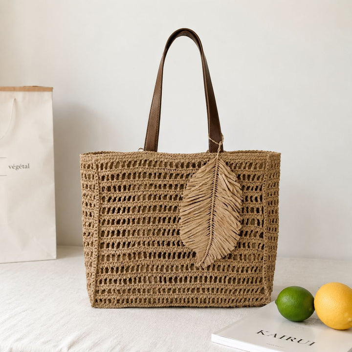 Handcrafted Beach Bag Made from Natural Materials Bowlift