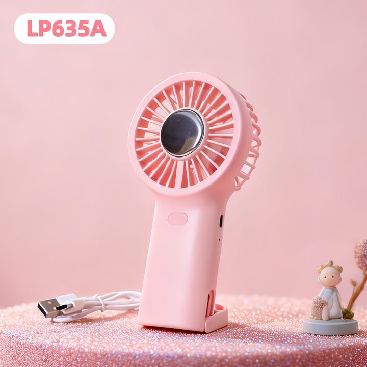 Portable Mini Fan with USB Connection and Adjustable Speed Bowlift