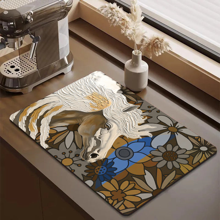 Decorative Kitchen Mat Bowlift