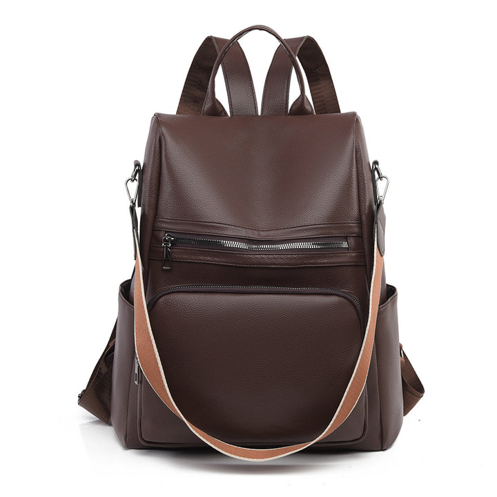 Structured Leather Travel Backpack Bowlift