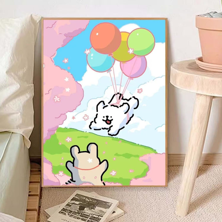 Cute Animal-Themed Illustrative Wall Art Bowlift