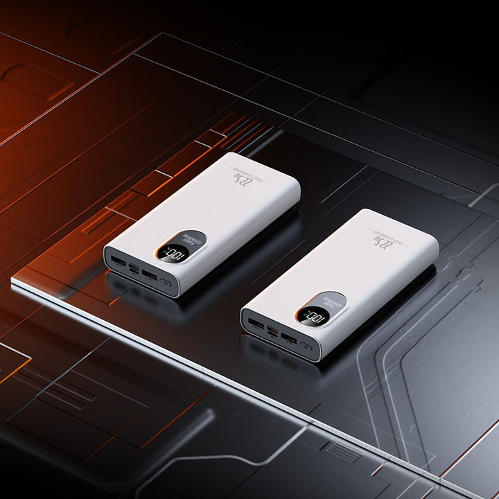 Portable power bank with intelligent energy management and modern LCD display Bowlift