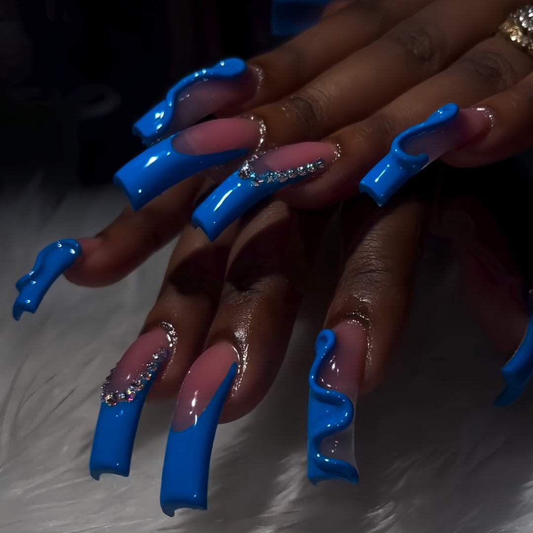 Sculpted Acrylic Nail Design Bowlift