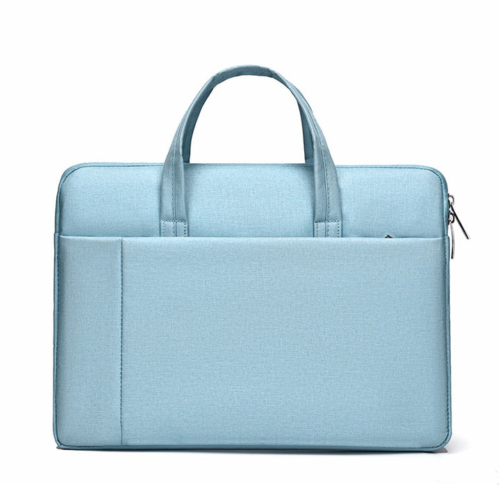 Laptop and briefcase in modern, minimalist design Bowlift