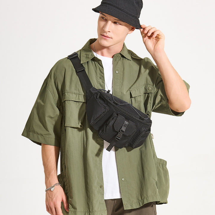 Versatile Multi-Compartment Sling Bag Bowlift