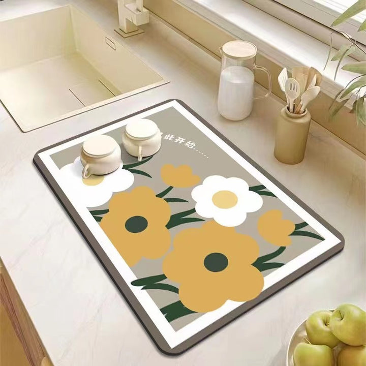 Decorative Kitchen Floor Mat Bowlift