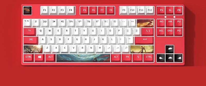 Compact Mechanical Gaming Keyboard Bowlift