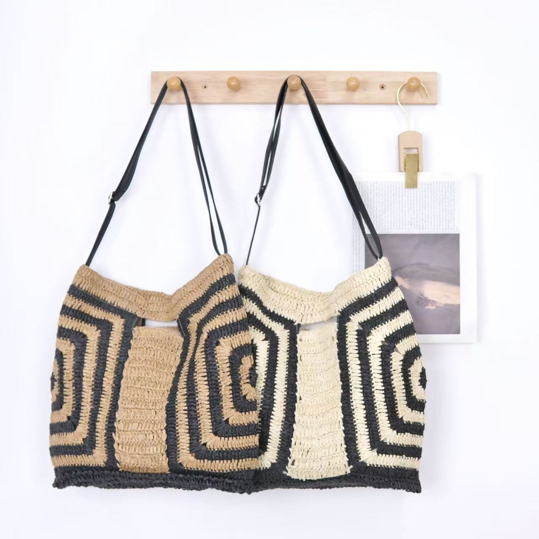 Practical Shopper Bag Made of Natural Material with Graphic Design Bowlift
