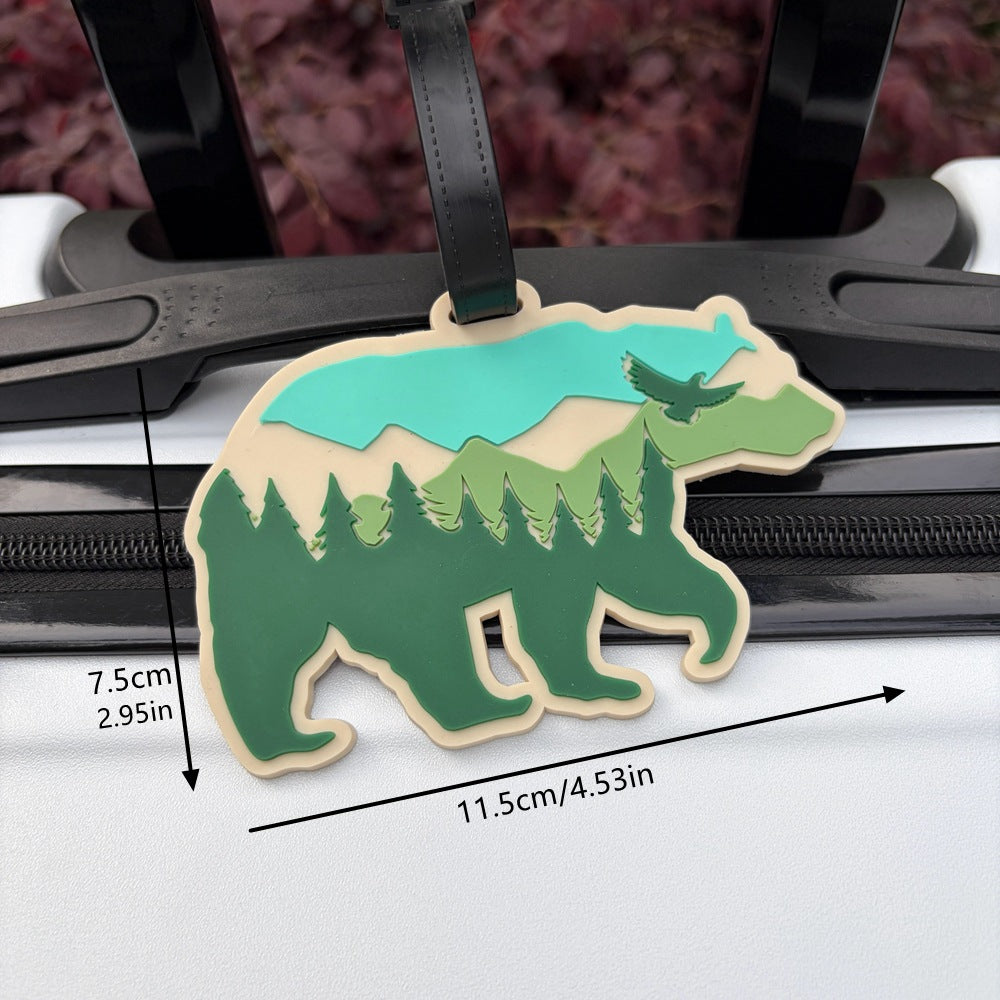 Bear-Shaped Travel Luggage Tag Bowlift