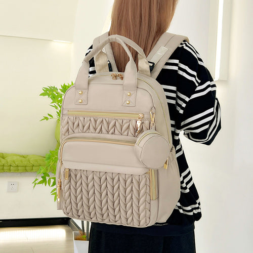 Fashionable backpack with practical compartment system Bowlift