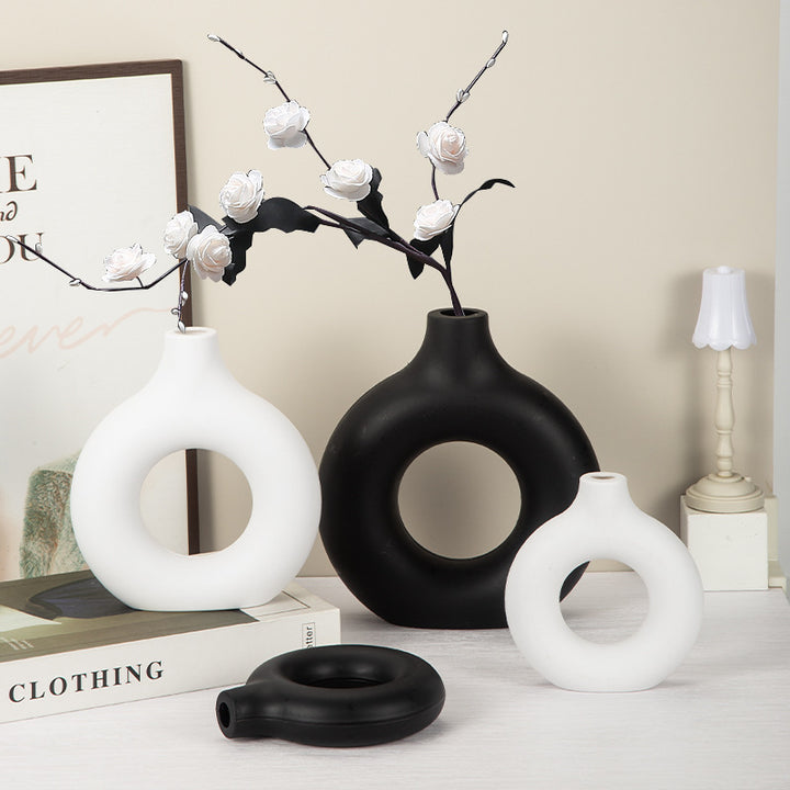 Modern Abstract Decorative Vase Bowlift