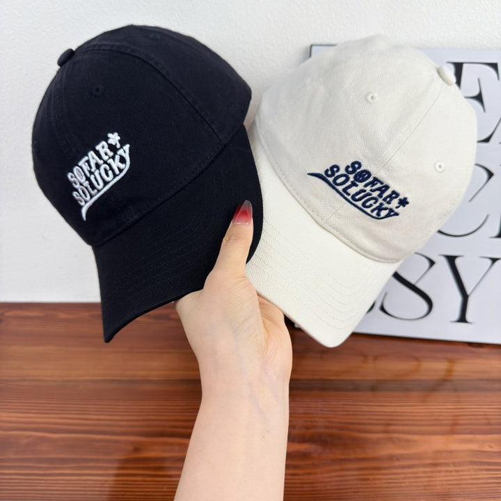 Men's Casual Adjustable Logo Cap Bowlift
