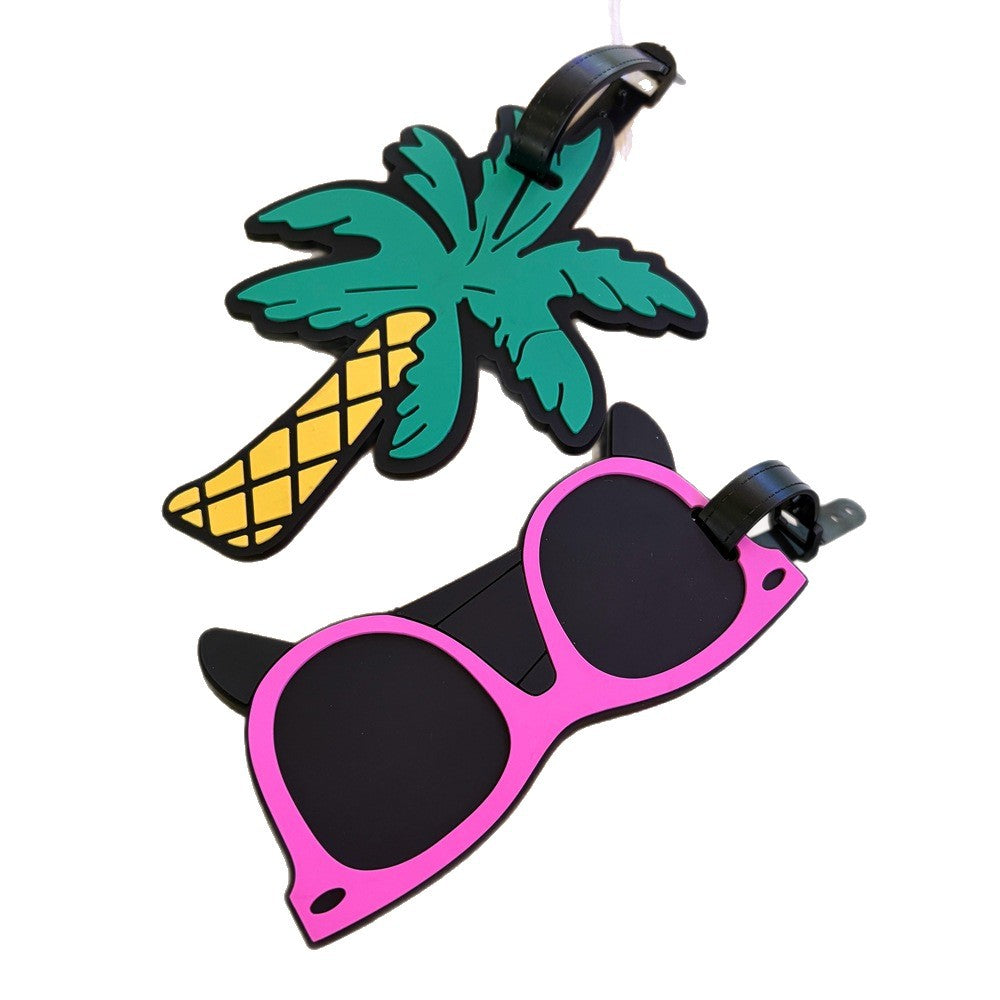 Stylish Palm Tree Luggage Tag Bowlift