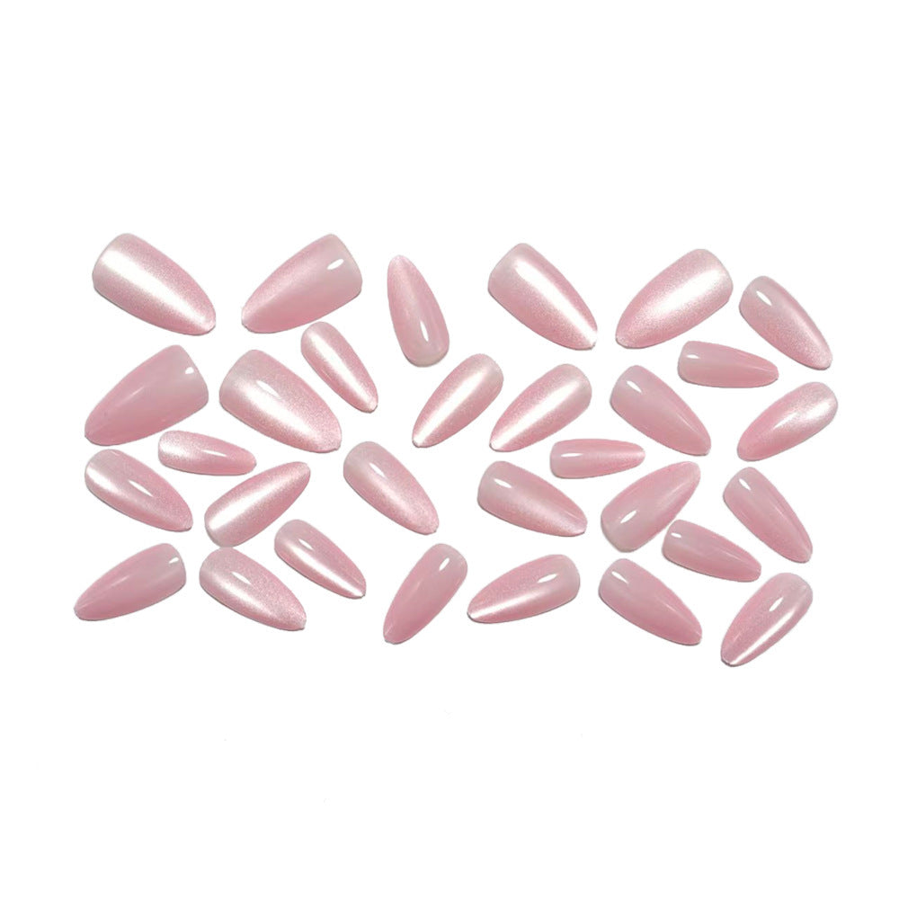Artificial nails with elegant high gloss and pointed design Bowlift