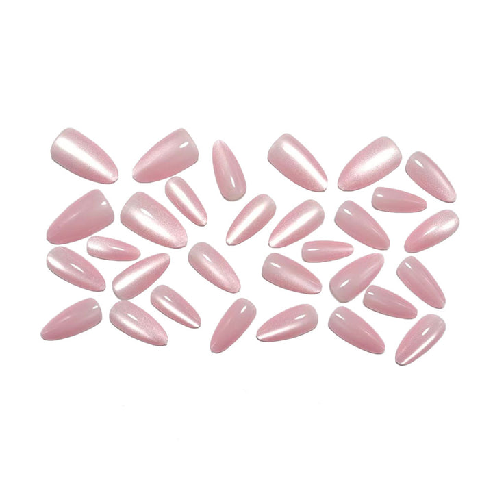 Artificial nails with elegant high gloss and pointed design Bowlift