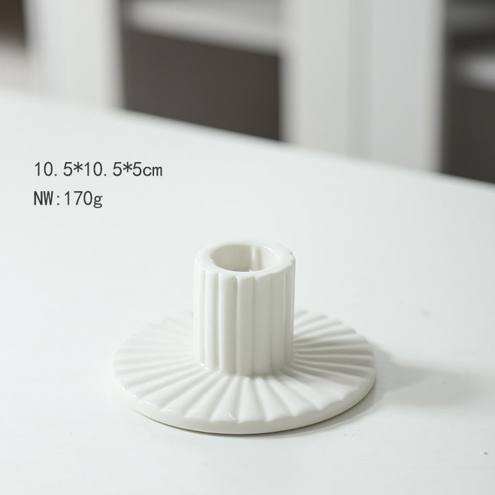 Minimalist Ceramic Candle Holder Bowlift