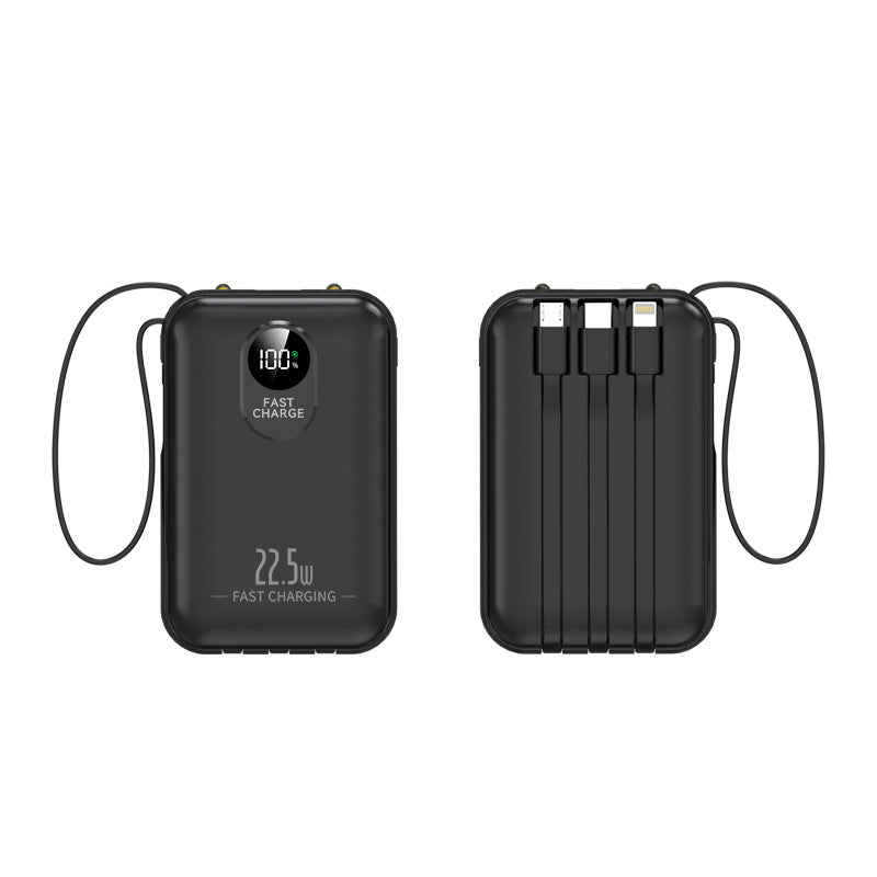 Portable power bank with fast charging function and LED display Bowlift