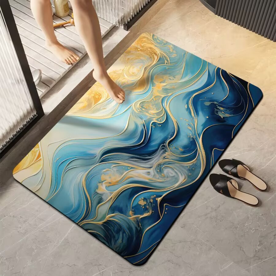 Luxurious Marble Finish Mat Bowlift