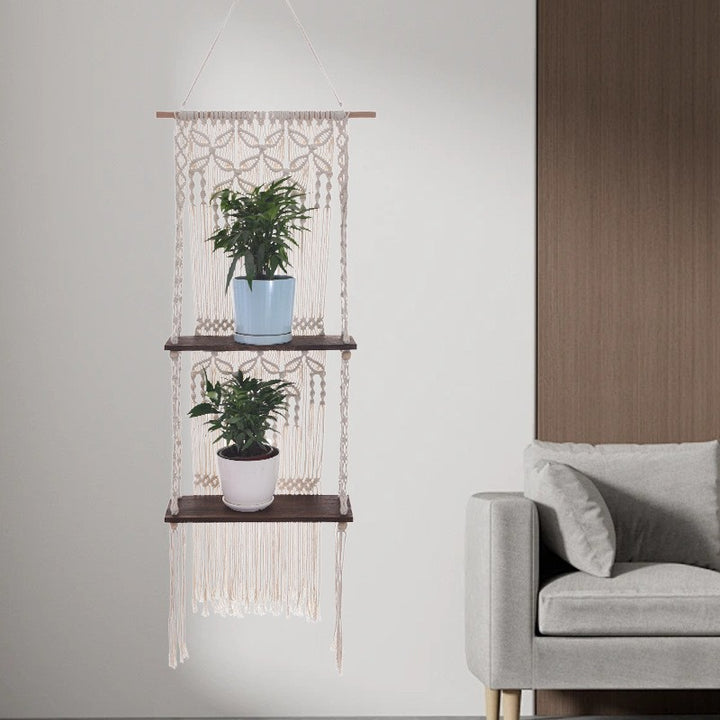 Macrame Plant Shelf Bowlift