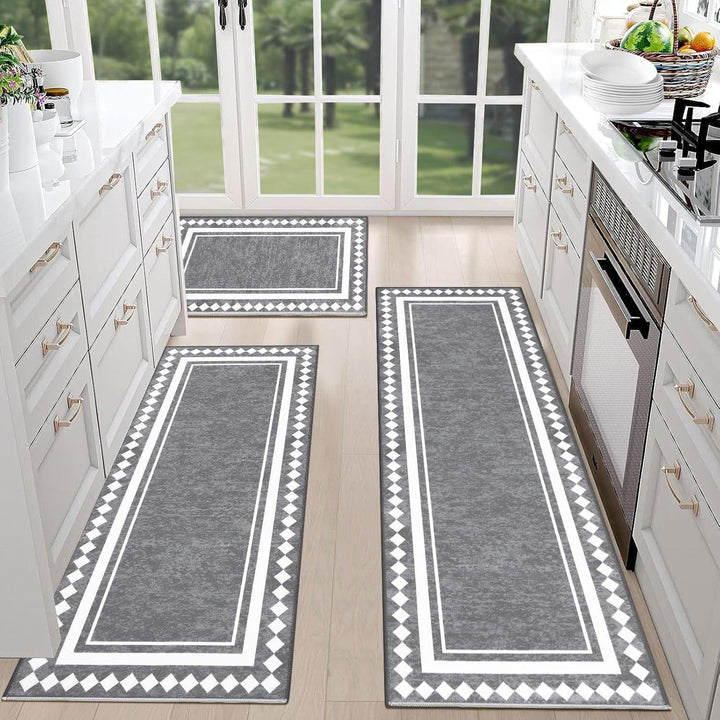 Luxurious Vintage-Inspired Kitchen Runner Mat Bowlift