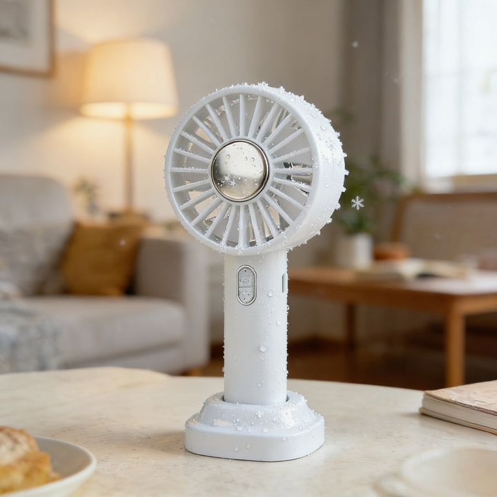 Women's Portable Mini Handheld Fan with Water Mist Bowlift