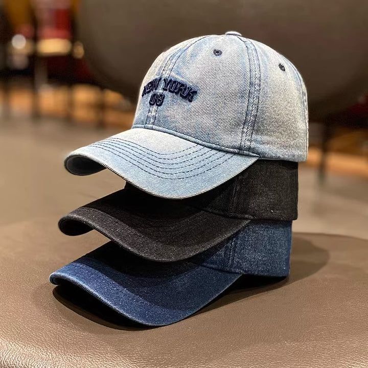 Women's Vintage Denim Baseball Cap Bowlift