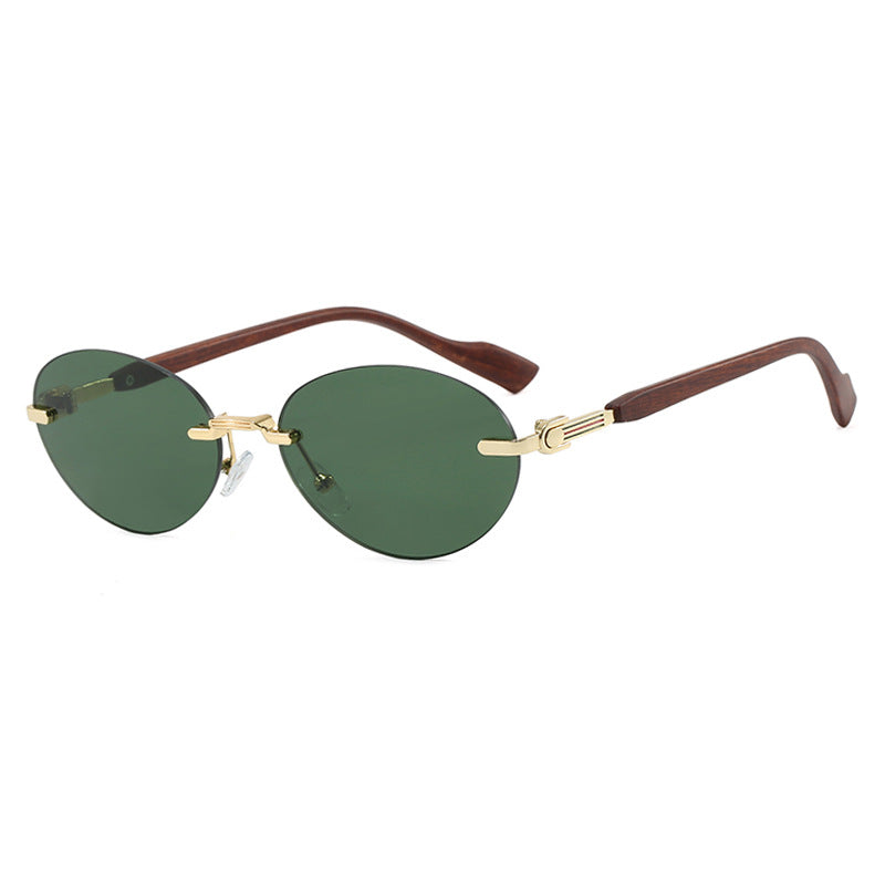 Women's fashionable sunglasses in elegant retro style with high-quality lenses and wooden details Bowlift
