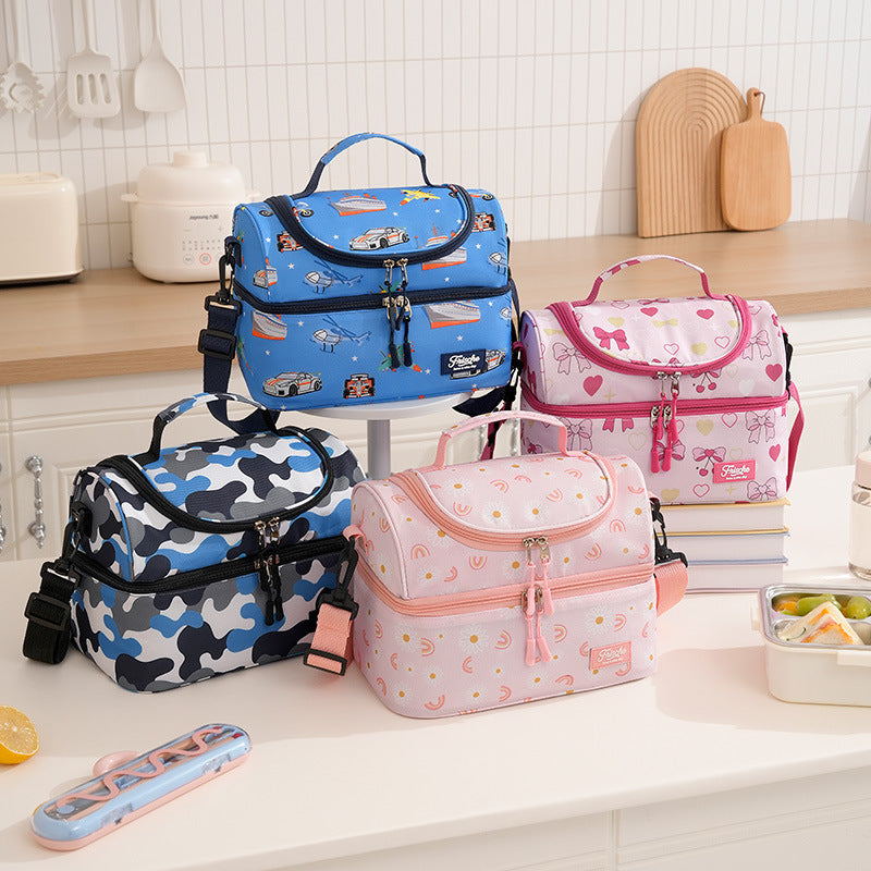 Insulated Multi-Compartment Lunch Cooler Bowlift