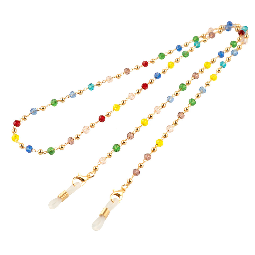 Colorful Crystal Beaded Eyewear Chain Bowlift