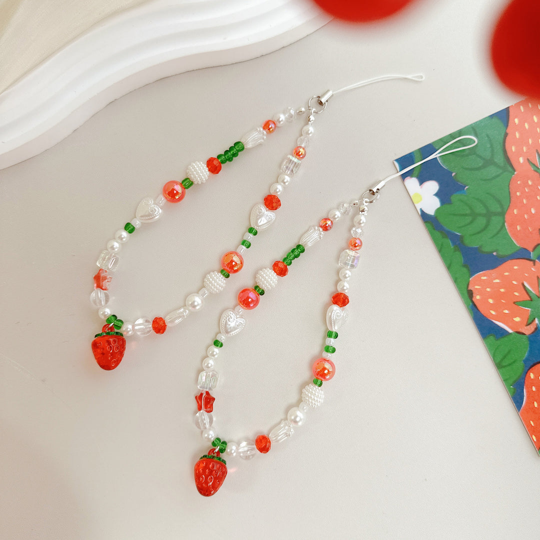 Beaded Fruit Charm Eyewear Chain Bowlift