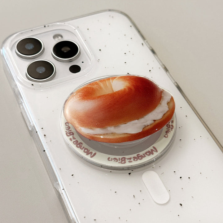 Bagel-shaped coffee cup coasters Bowlift