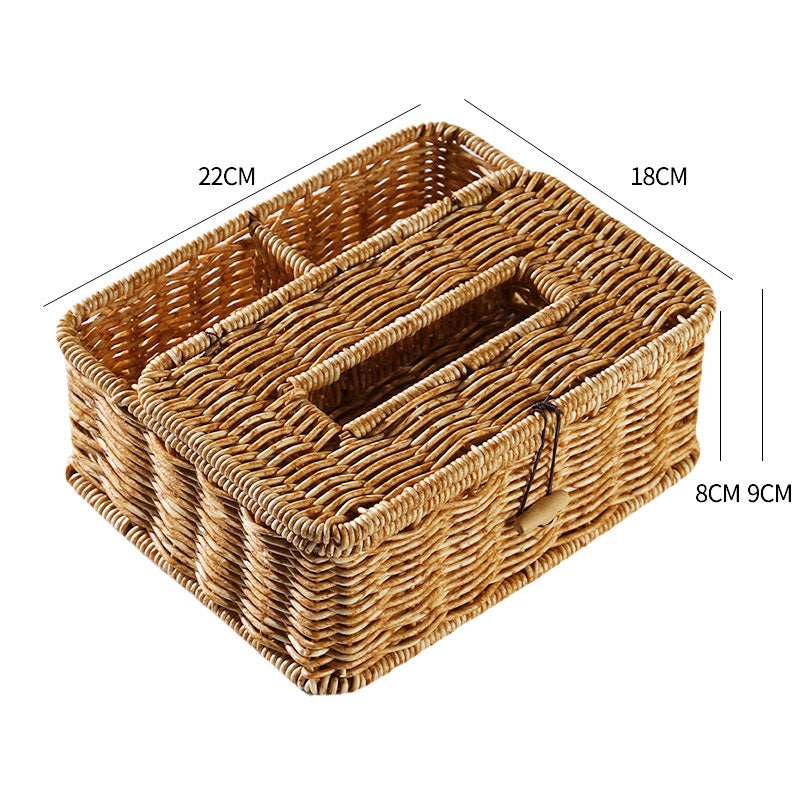 Handwoven Multi-Compartment Storage Caddy Bowlift