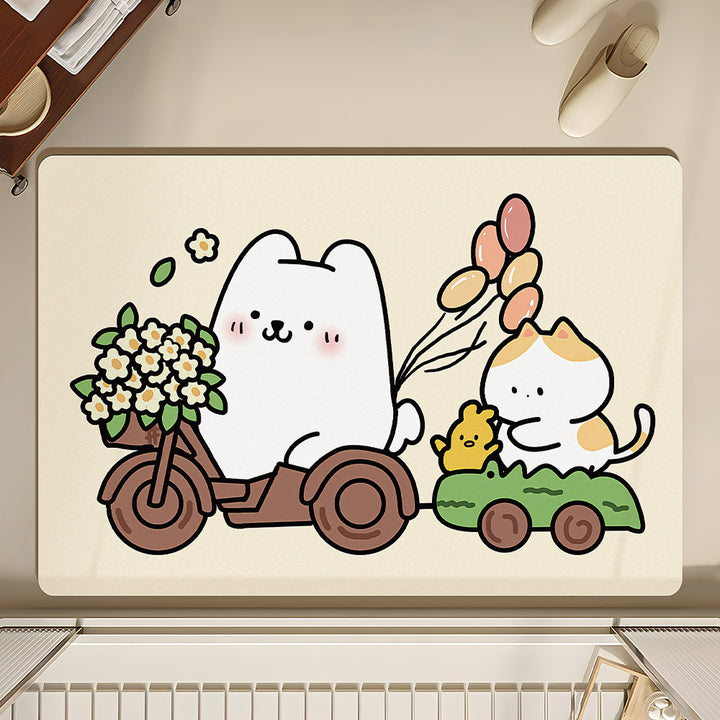Playful Pet-Themed Indoor Area Rug
