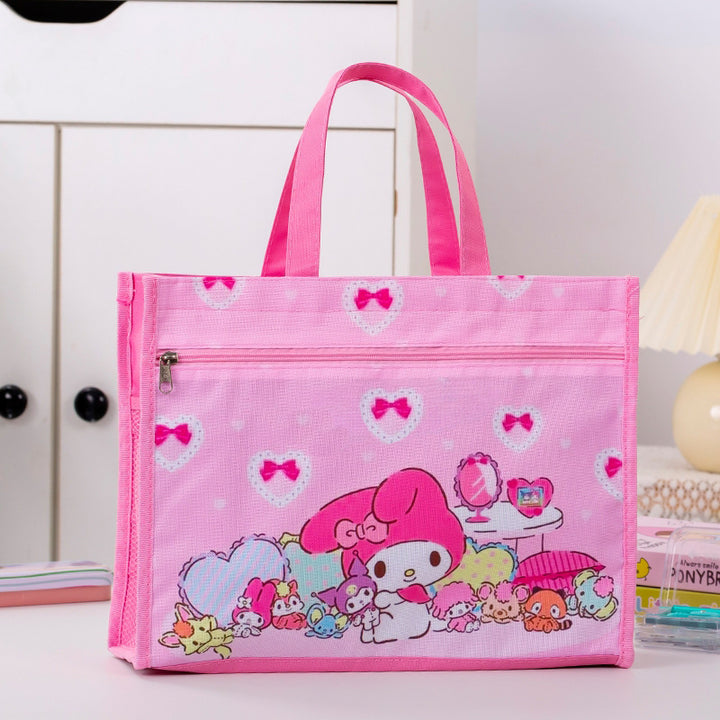 Cute Character-Printed Tote Bag Bowlift