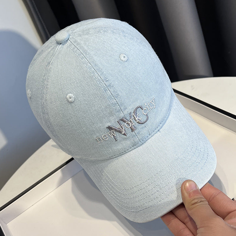 Women's Stylish Denim Baseball Cap Bowlift