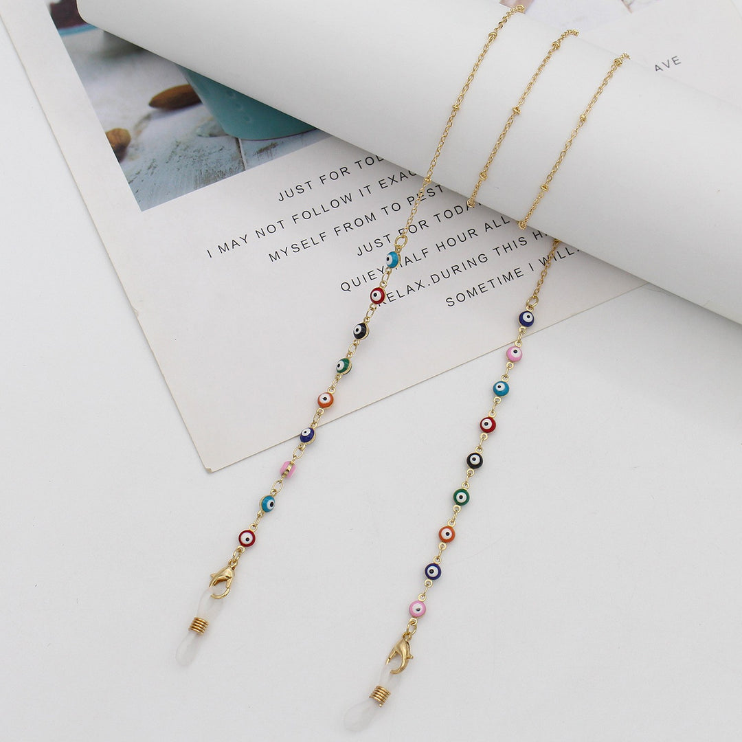 Elegant Crystal Eyewear Chain Bowlift