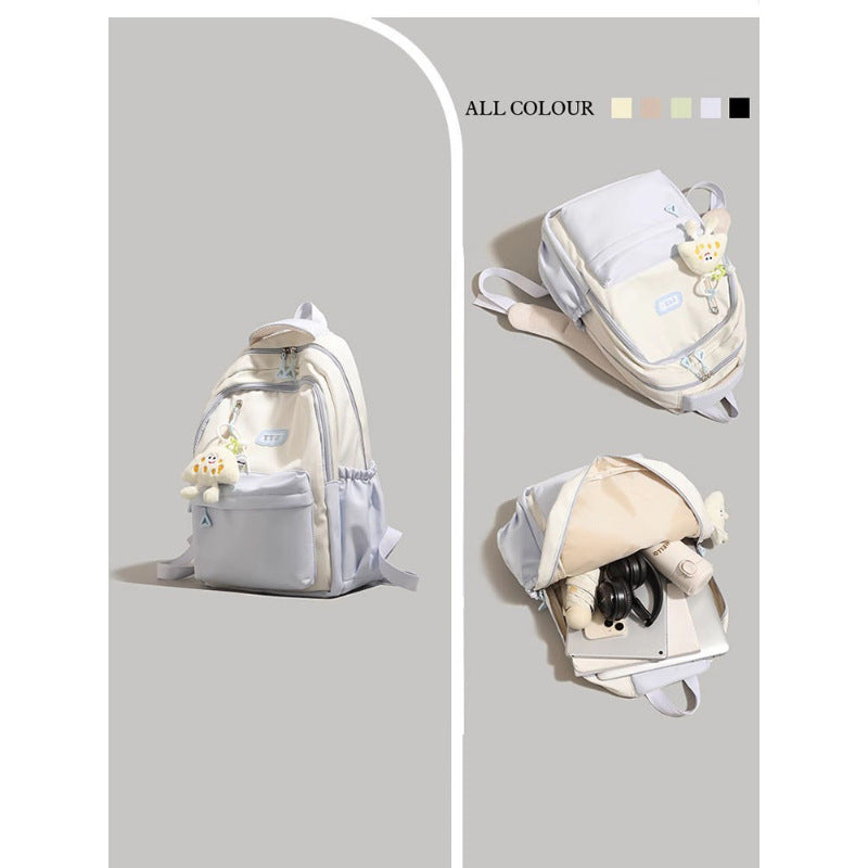 Fun-Themed Plush Backpack Bowlift