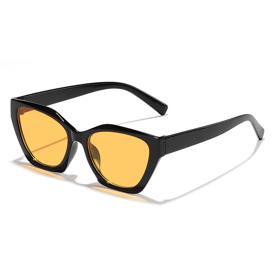 Women's geometric sunglasses with modern, hypoallergenic plastic frame Bowlift